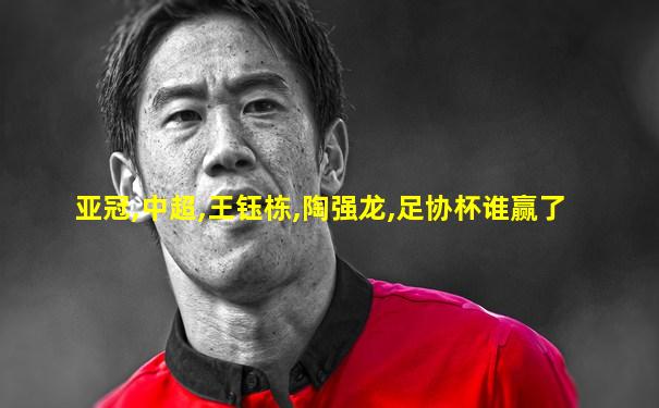 亚冠,中超,王钰栋,陶强龙,足协杯谁赢了