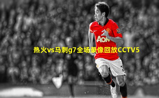 热火vs马刺g7全场录像回放CCTV5