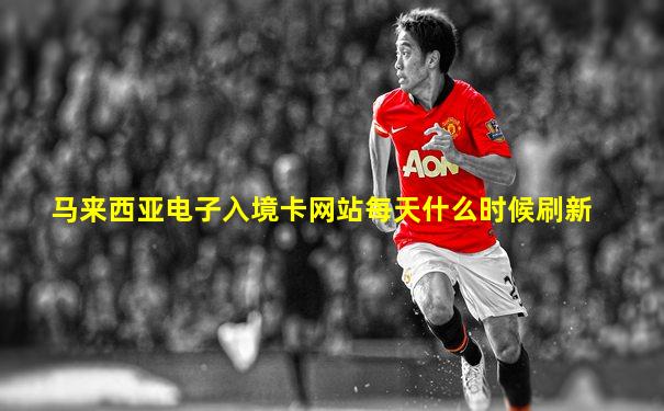 马来西亚电子入境卡网站每天什么时候刷新